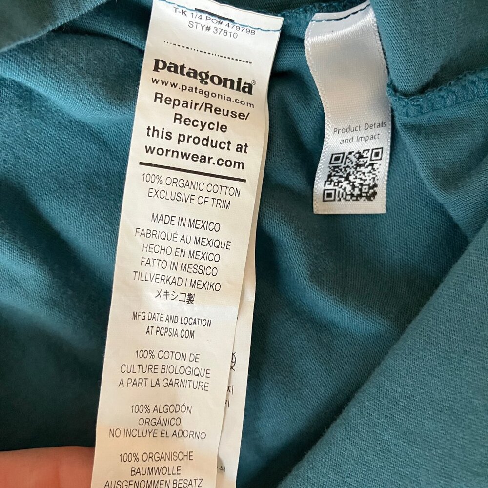 Patagonia Women’s Imagination easy cut pocket shirt wetland blue Size M & L NWT - Picture 10 of 16